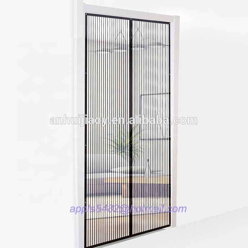 2020 New Design Magnetic Door Screen Curtain Fly Mosquito Net Door 1 buyer Black